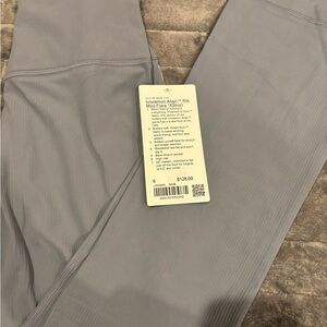 LULULEMON ALIGN RIB MINI FLARE XSHORT BGIB